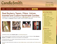 Tablet Screenshot of candlesmith.com